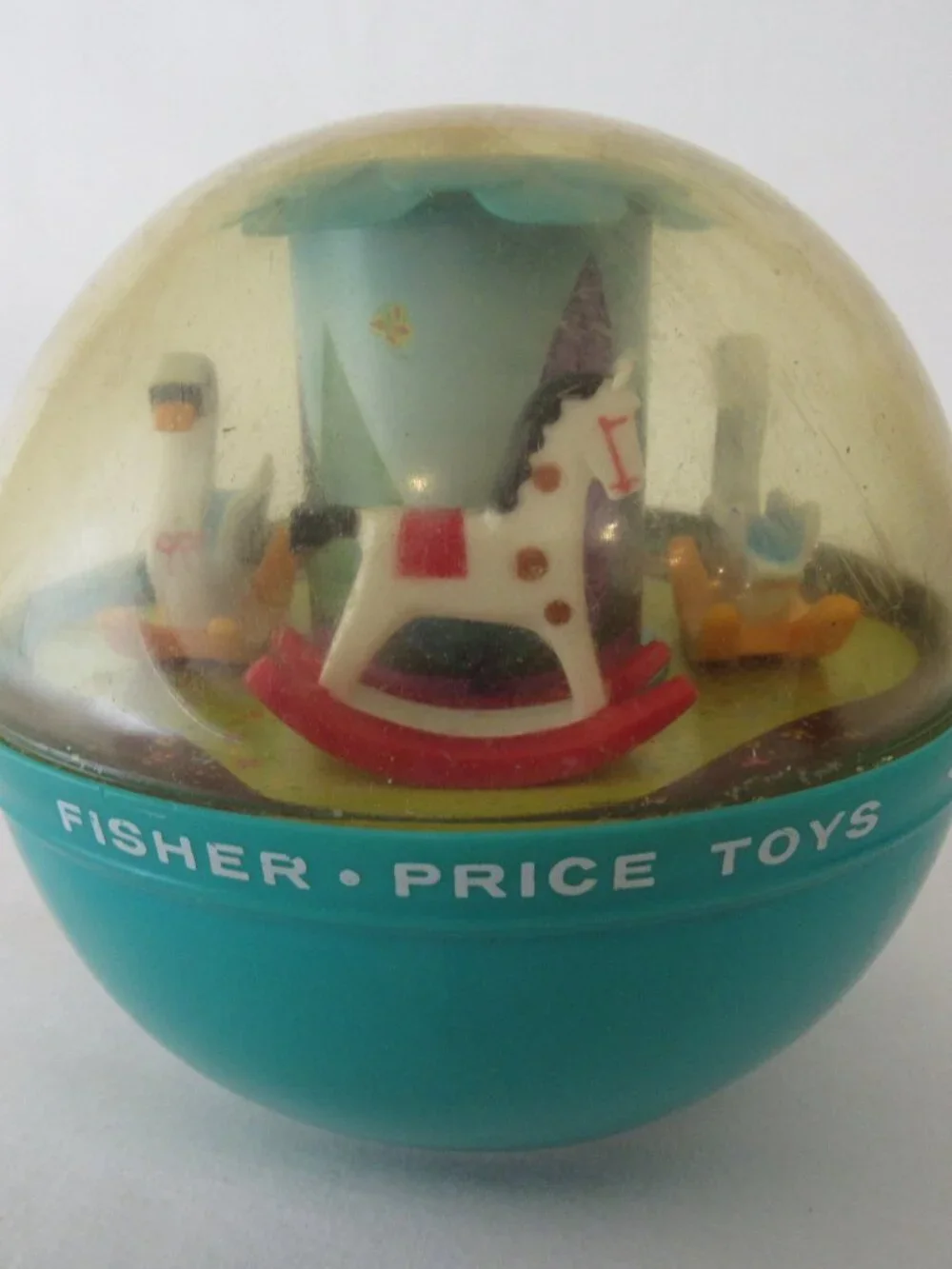 Fisher Price Vintage ROLY POLY CHIME BELL #165